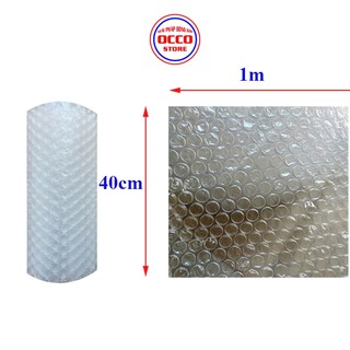 Xốp chống sốc, xốp khí bọc hàng loại dày, KT 40cm x 1m