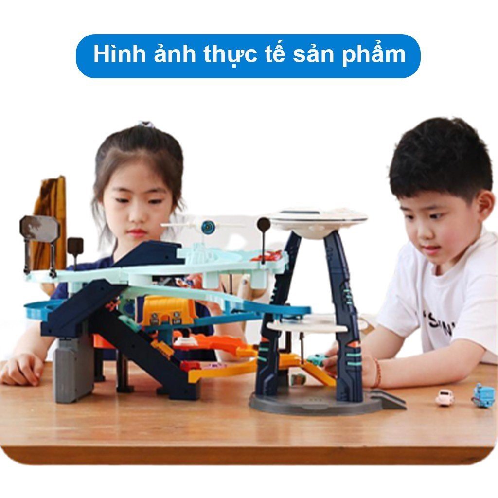 Đồ chơi đường hầm vũ trụ không gian kèm xe cho bé