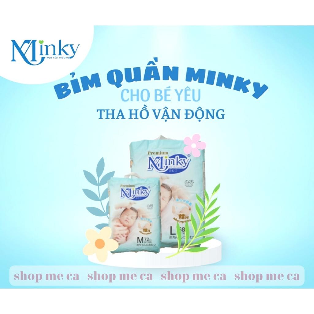 Bỉm quần mùa hè cao cấp minky Mẫu Mới siêu thấm hút M72/L68/XL64/ XXL60 đủ size