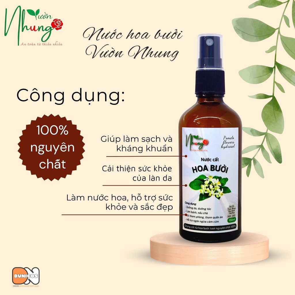 Xịt dưỡng tóc nước hoa bưởi 100% nguyên chất ngăn rụng tóc kích thích mọc tóc | Toner cân bằng da từ thiên nhiên 150ml