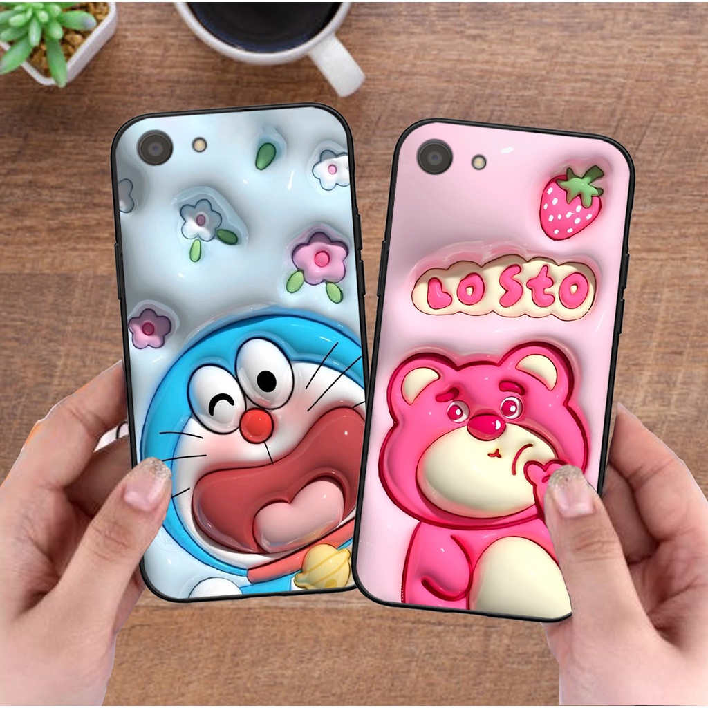 Ốp lưng Oppo A71 / A83 in phẳng hình gấu hot trend cute