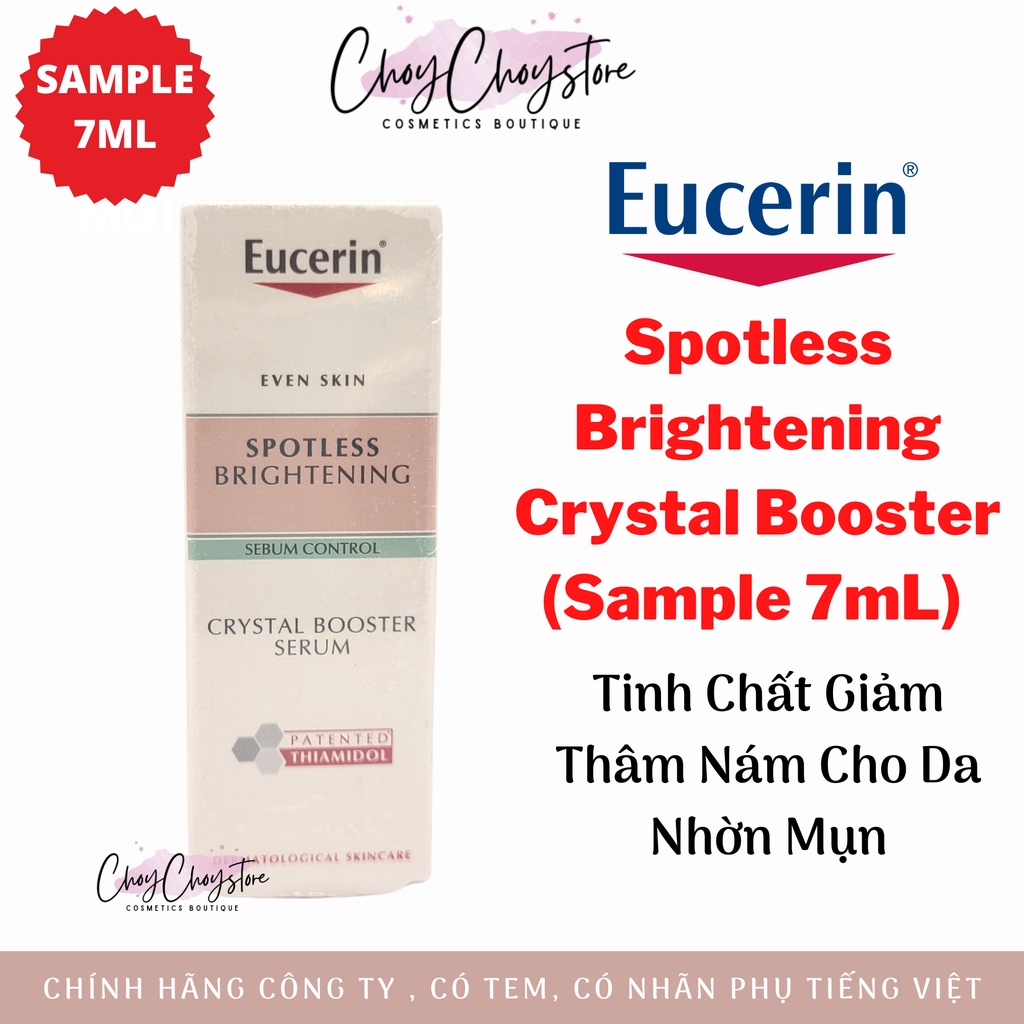 Serum Eucerin Spotless Brightening Crystal Booster Tinh Chất Giảm Thâm Nám Cho Da Nhờn