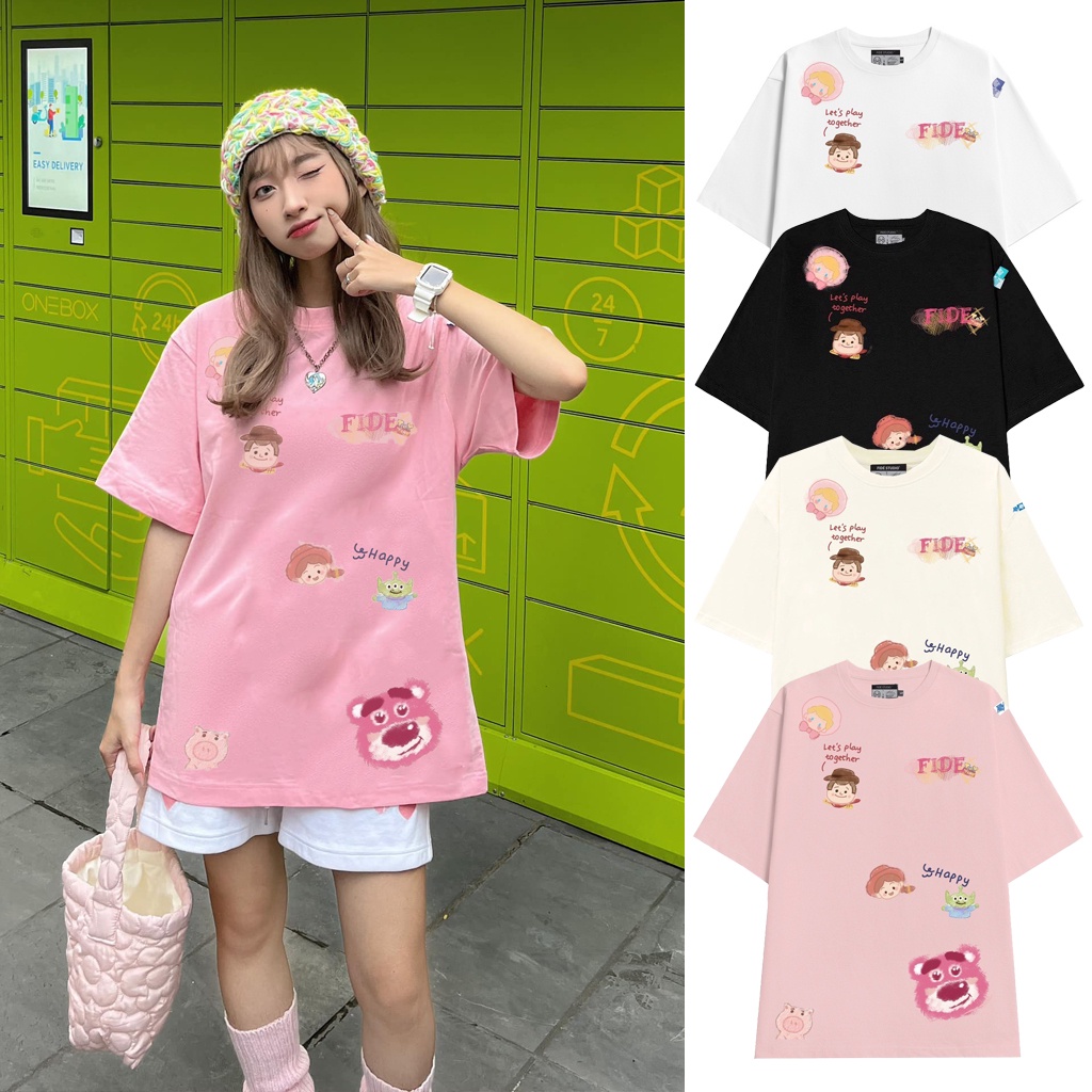 Áo thun FIDE phông trơn nam nữ cổ tròn FIDE GẤU LOTSO 22 - AW2023