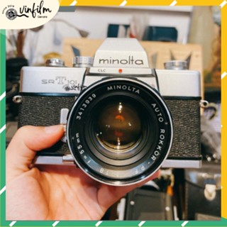 Máy ảnh film Minolta SRT101 & lens