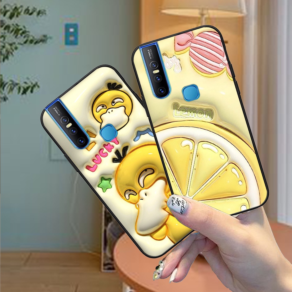 Ốp lưng Vivo V15 / V15 Pro / V17 PRO in phẳng hình gấu hot trend cute