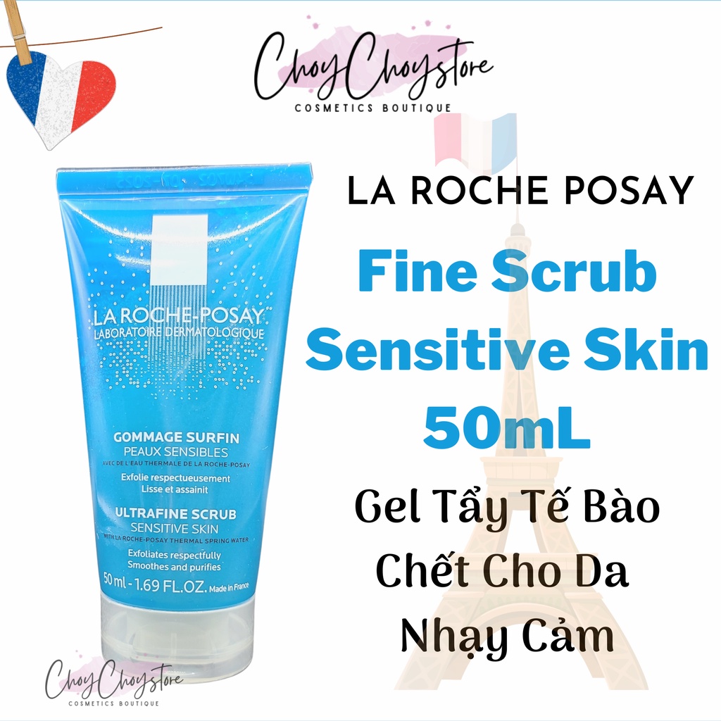 Tẩy tế bào chết La Roche Posay Fine Scrub Sensitive Skin 50mL - Gel Tẩy Tế Bào Chết Cho Da Nhạy Cảm