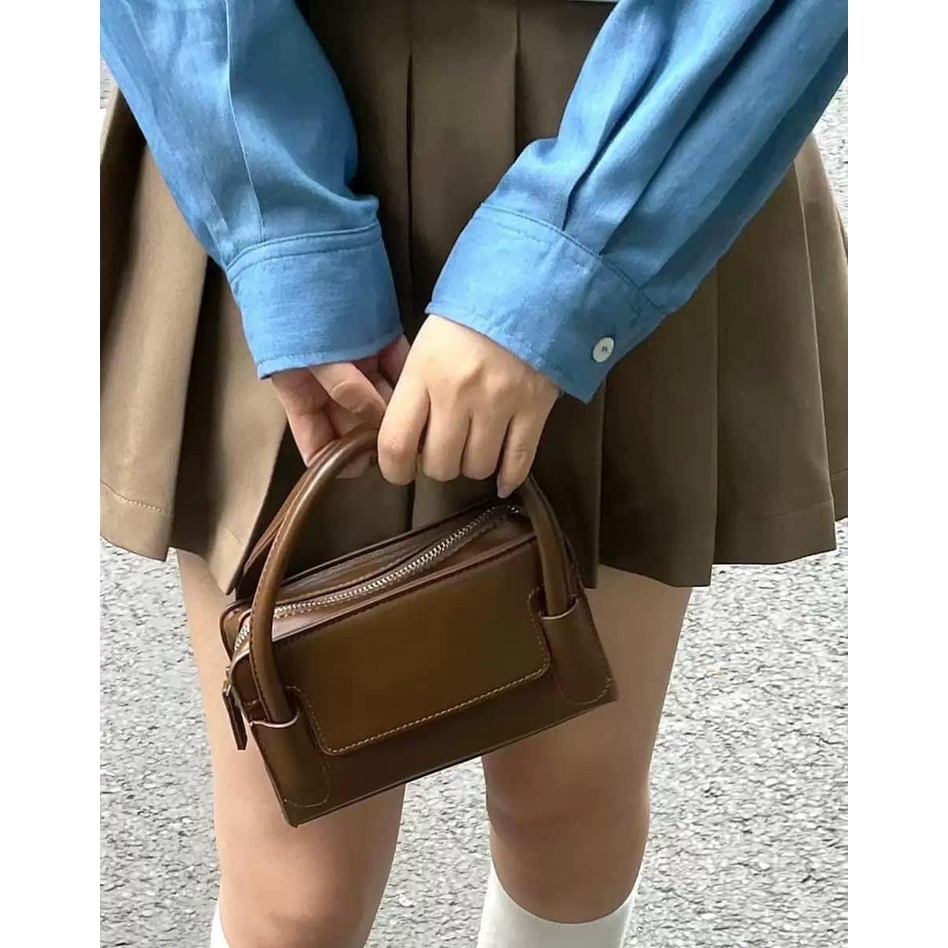 Túi nữ túi đeo chéo QCCC hình chữ nhật mini #TX018