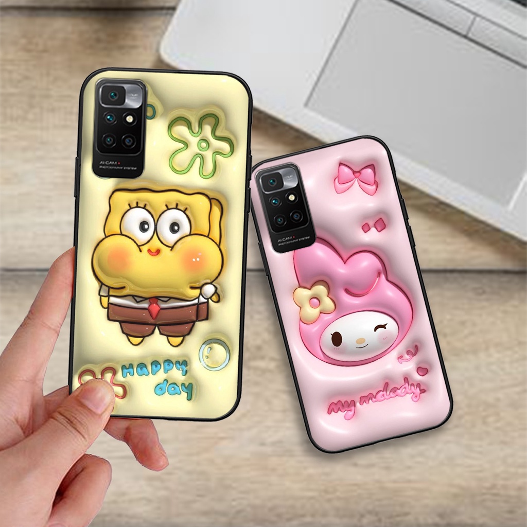 Ốp lưng Xiaomi Redmi 10 in phẳng hình kute