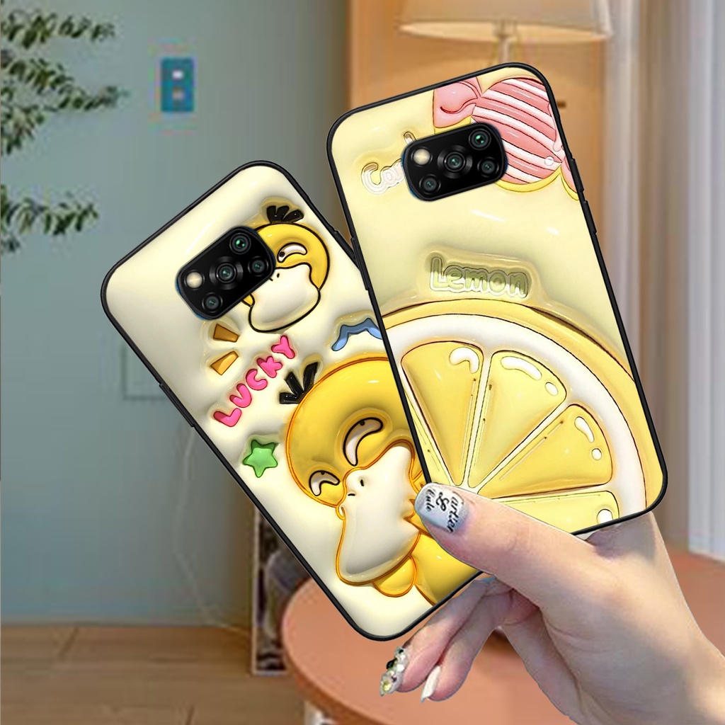 Ốp lưng Xiaomi Poco X3 / Poco X3 Pro in phẳng hình gấu hot trend cute
