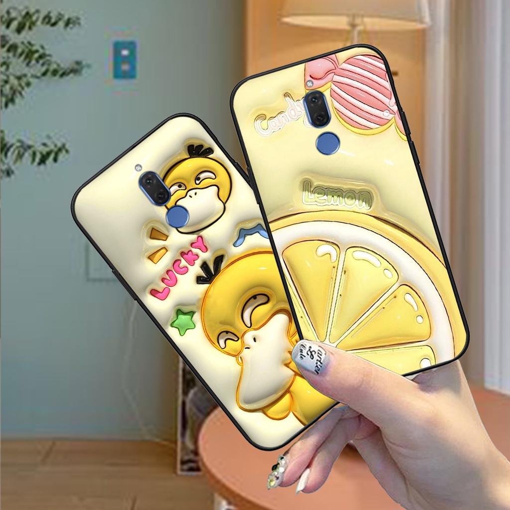 Ốp lưng Huawei Nova 2i / nova 7i  in phẳng hình gấu hot trend cute