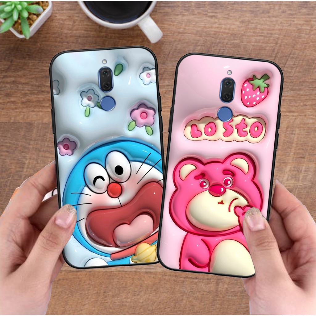 Ốp lưng Huawei Nova 2i / nova 7i  in phẳng hình gấu hot trend cute
