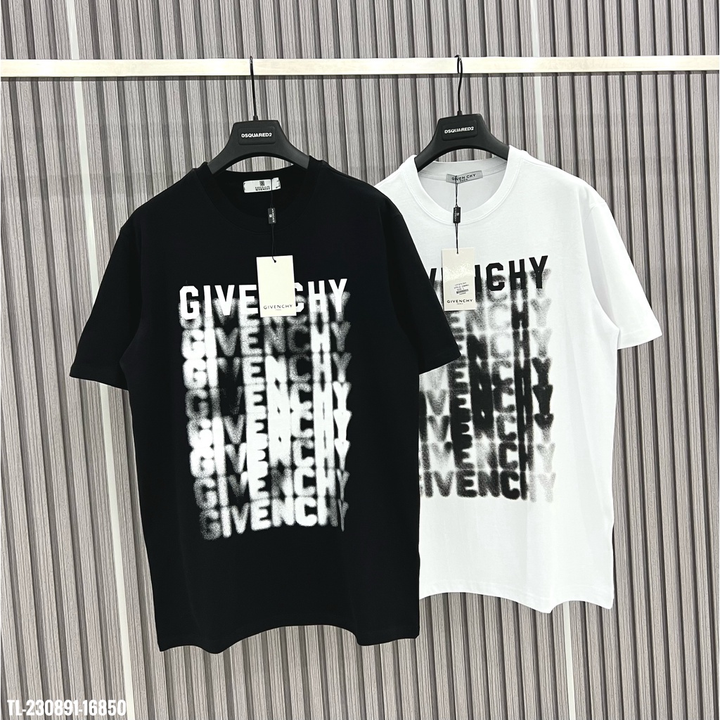 🔥Hot🔥Áo thun Givenchy in chữ thiết kế hot trend Nam nữ New 2023
