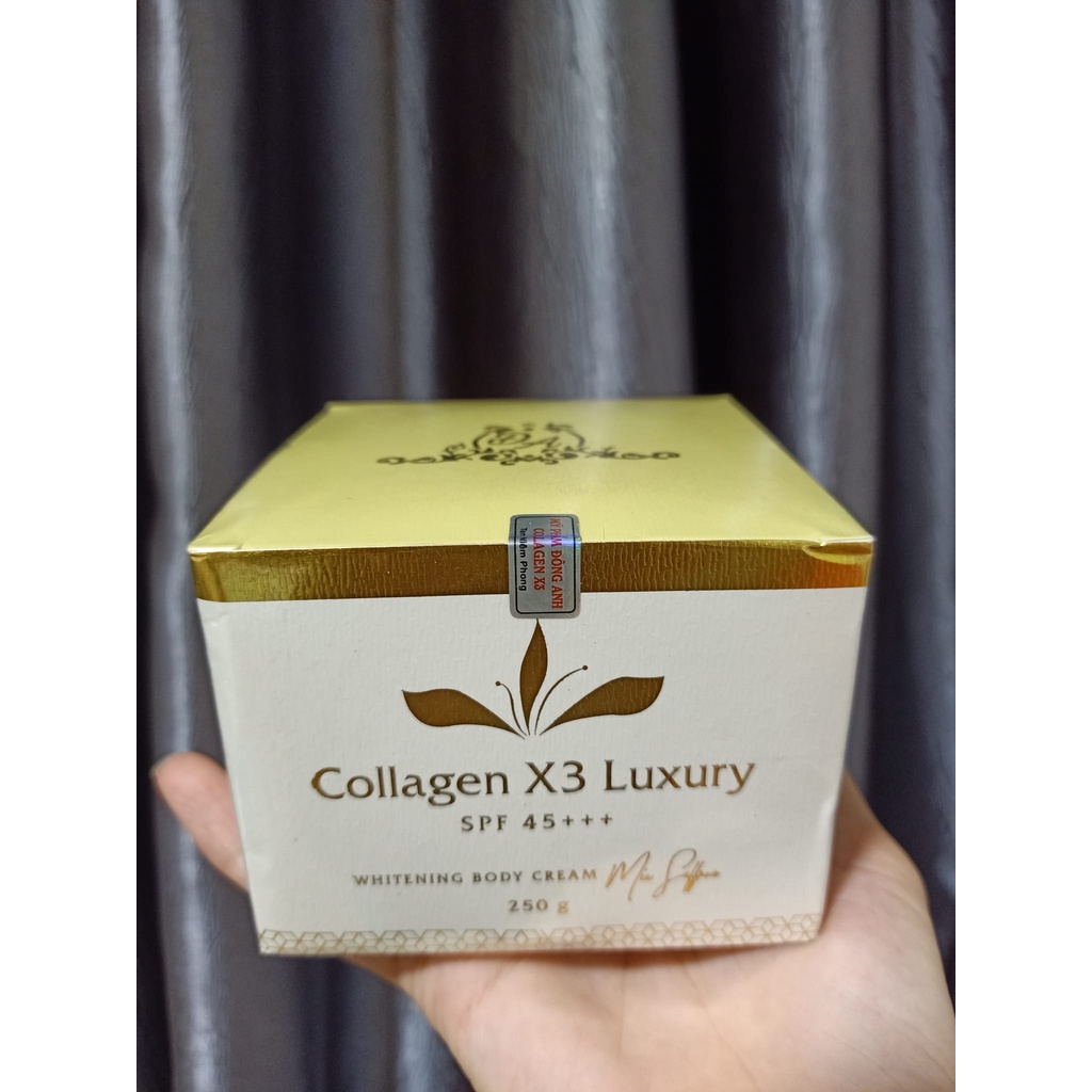 Hàng Chính Hãng_Date 2026] Kem Body Collagen X3 Luxury Đông Anh 250gr Giúp Dưỡng Da Trắng Sáng, Mềm Mịn, Thơm Hương Lâu