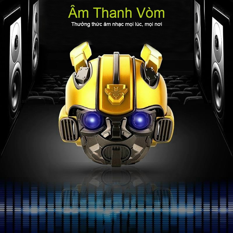 Loa Bluetooh Không Dây Siêu Bass Cầm Tay, Nghe Nhạc Cực Hay, Mắt Có Đèn Led, Gắn Thẻ Nhớ- TECHZONE MALL