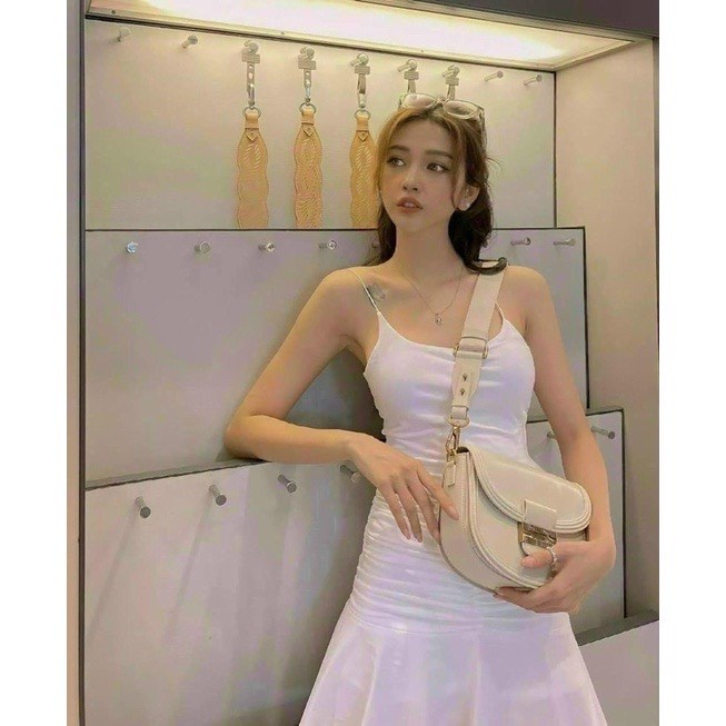 Túi CNK Nữ Dáng Bầu Bản Dây To Đeo Chéo #TX022