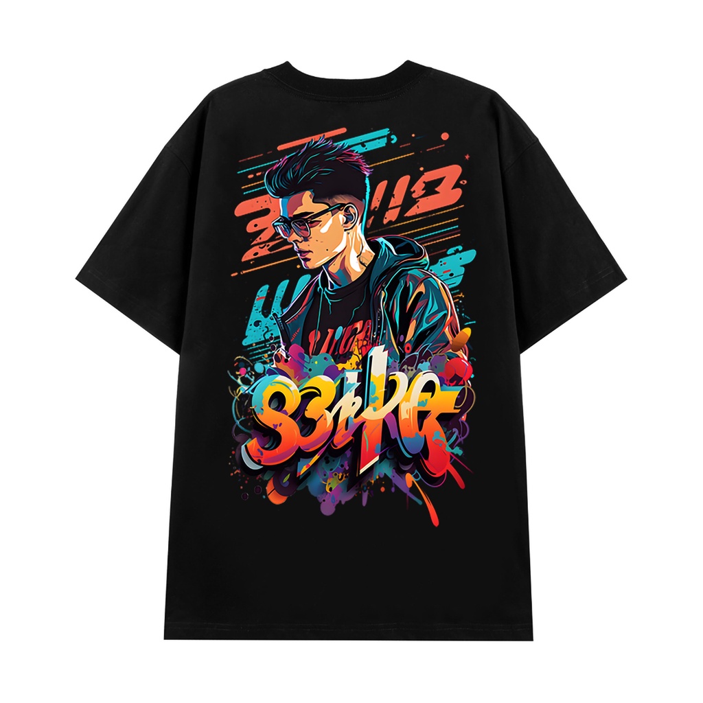 Áo thun STREET STYLE form rộng tay lỡ nam nữ Local Brand DOPIE 100% cotton Oversized SS5