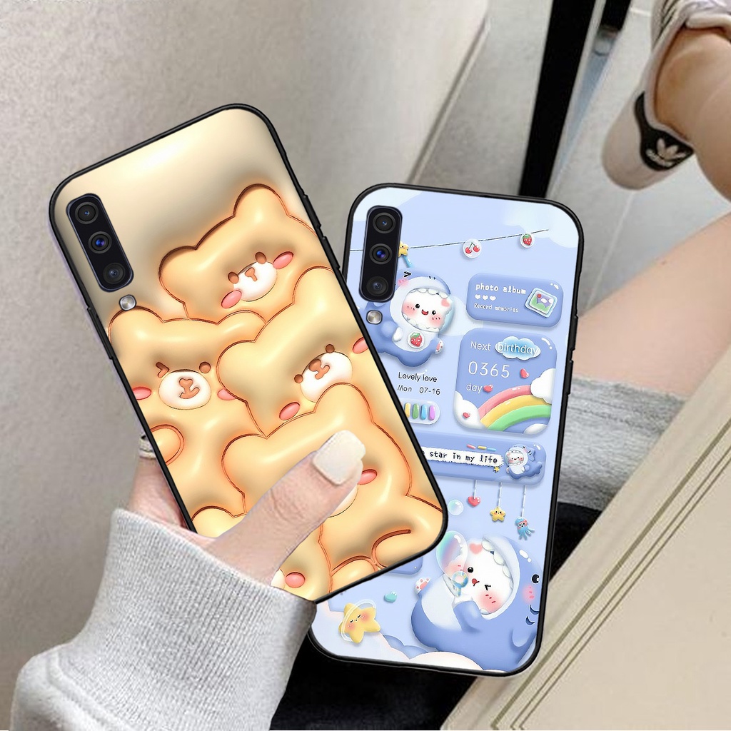 Ốp lưng Samsung A30s / A50 / A50s / A70 in phẳng hình gấu  hot trend cute