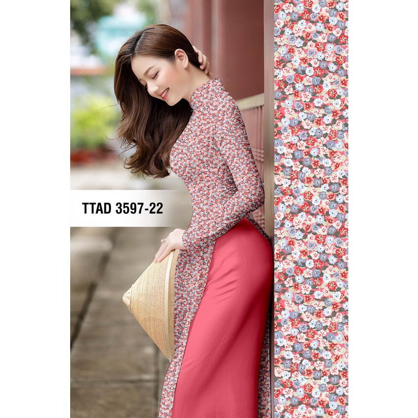 VẢI MAY ÁO DÀI HOA NHÍ
