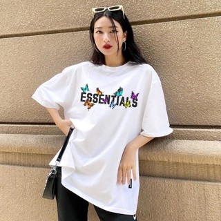 Áo Essentisl in hình Butterfly cotton 4 chiều nam nữ mặc form siêu đẹp phong cách năng động trẻ trung