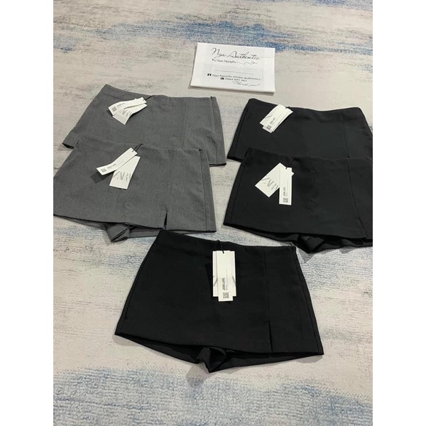 SẴN QUẦN VÁY ZARA AUTH 2 MÀU HOT HIT HACK DÁNG XÁM /ĐEN