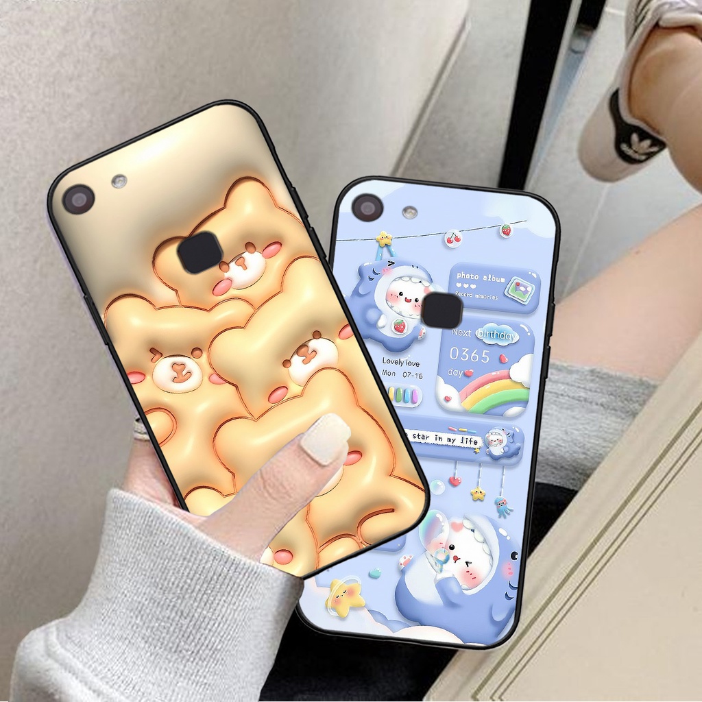 Ốp lưng Vivo V7 / V7 Plus / V7+ in phẳng hình  hot trend cute