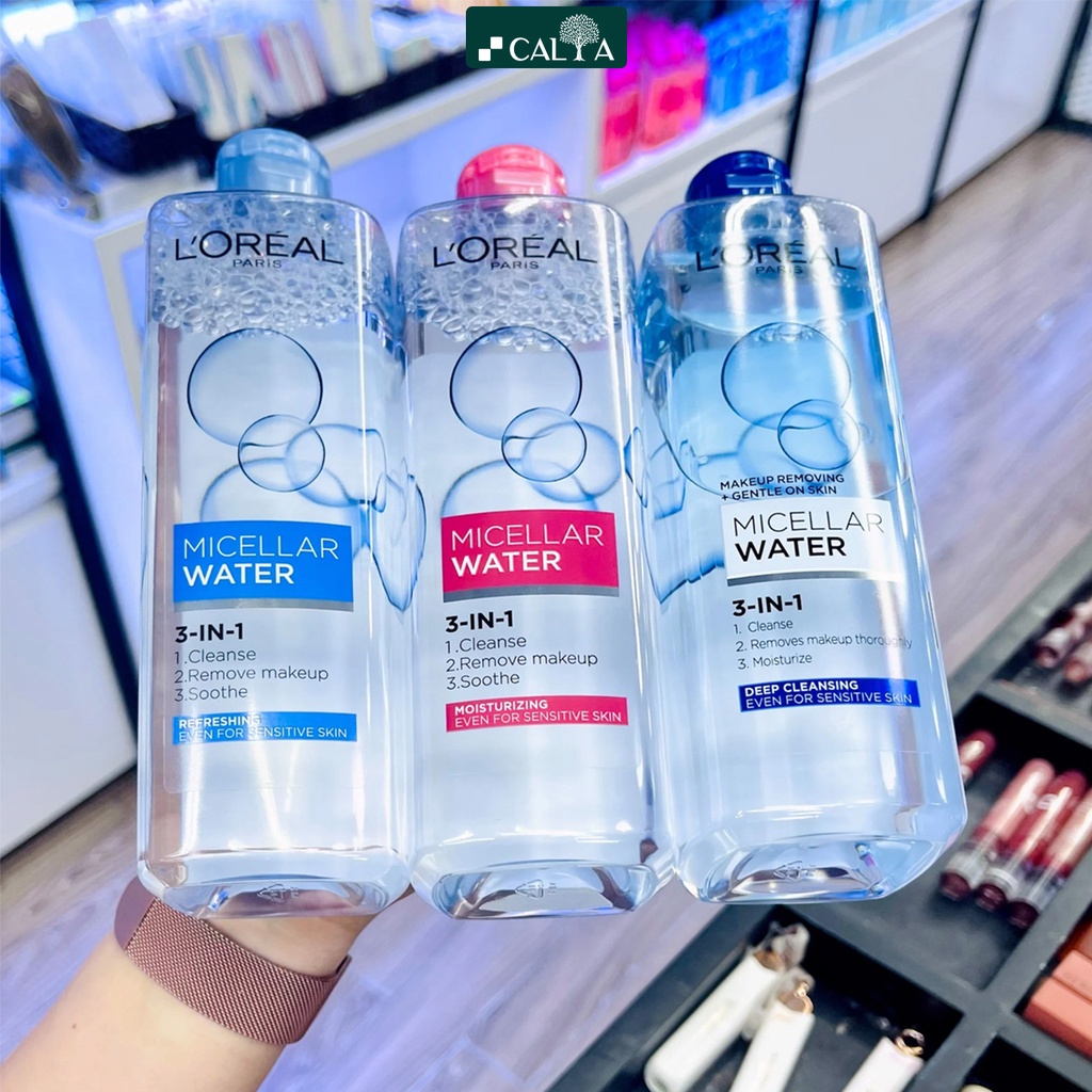 Nước Tẩy Trang L'Oreal Dành Cho Mọi Loại Da - Loreal 3 In 1 Micellar Water 400ml