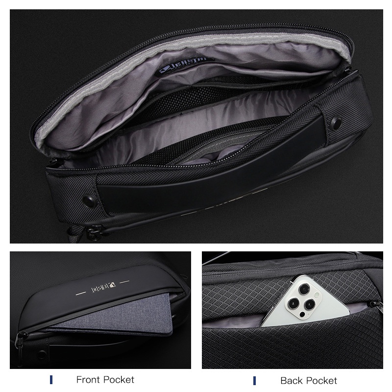 Túi Đeo Vai Cỡ Lớn Chống Thấm Nước Phong Cách Doanh Nhân Thời Trang Cho Nam