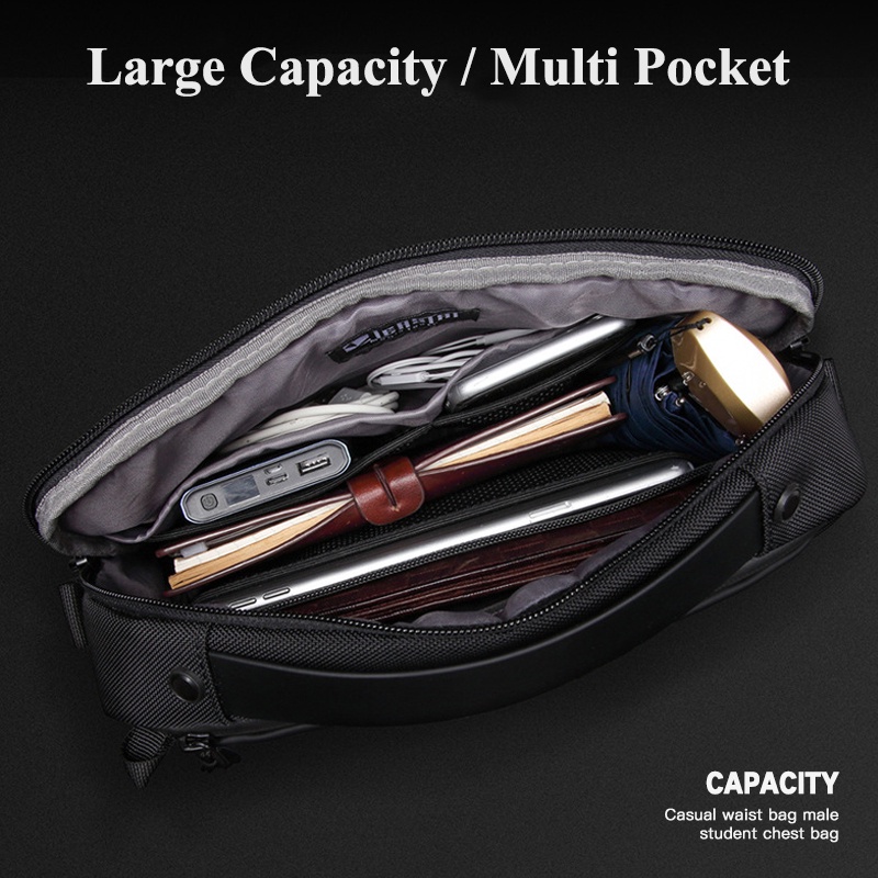 Túi Đeo Vai Cỡ Lớn Chống Thấm Nước Phong Cách Doanh Nhân Thời Trang Cho Nam