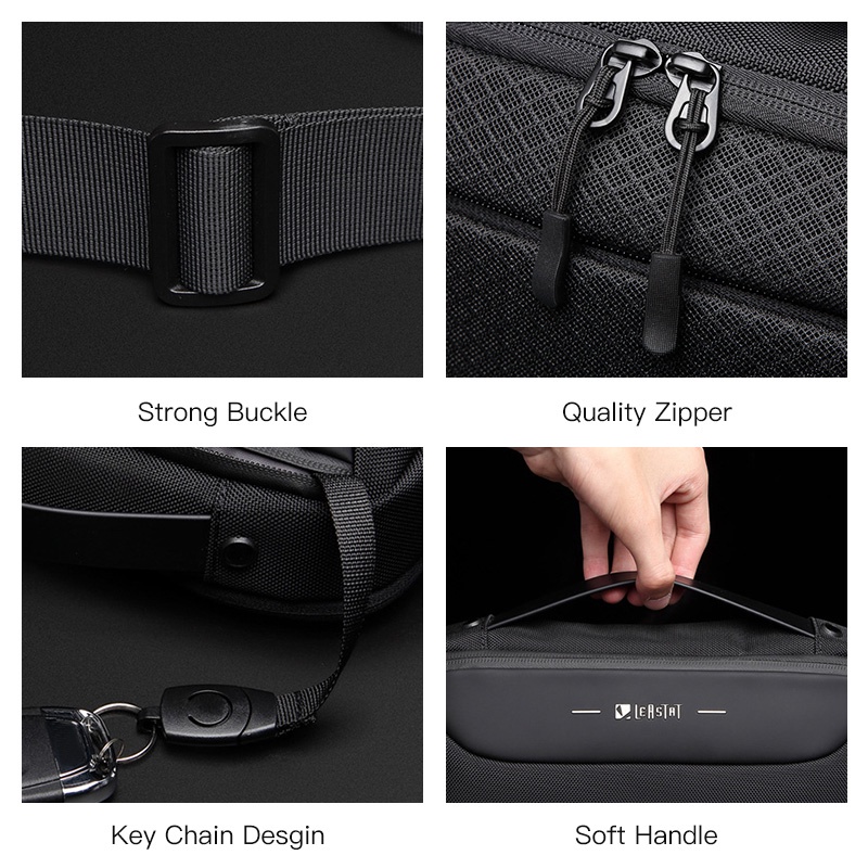 Túi Đeo Vai Cỡ Lớn Chống Thấm Nước Phong Cách Doanh Nhân Thời Trang Cho Nam