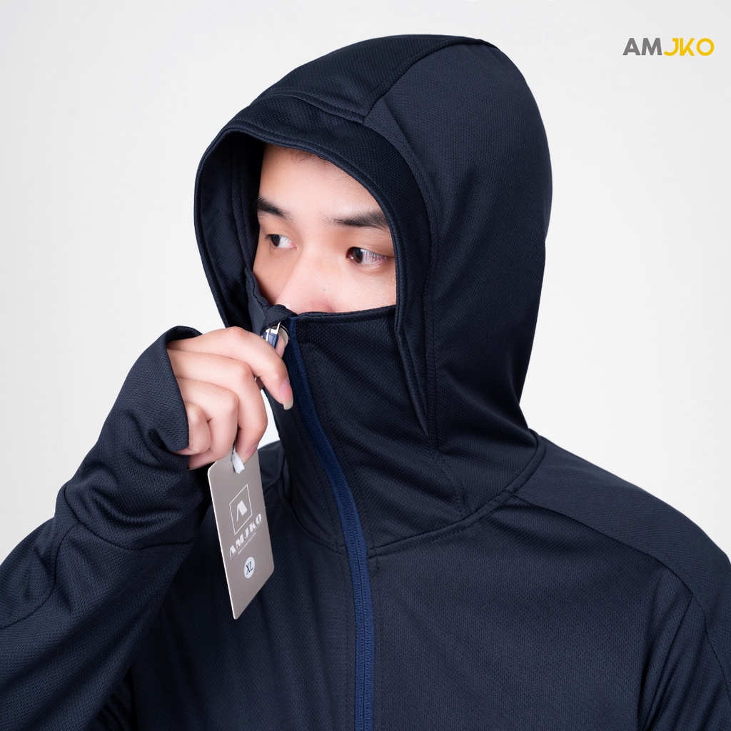 Áo chống nắng Nam Nữ 2 lớp AMJKO, áo khoác chống nắng ngăn tia UV thông hơi thoáng khí thời trang | BigBuy360 - bigbuy360.vn