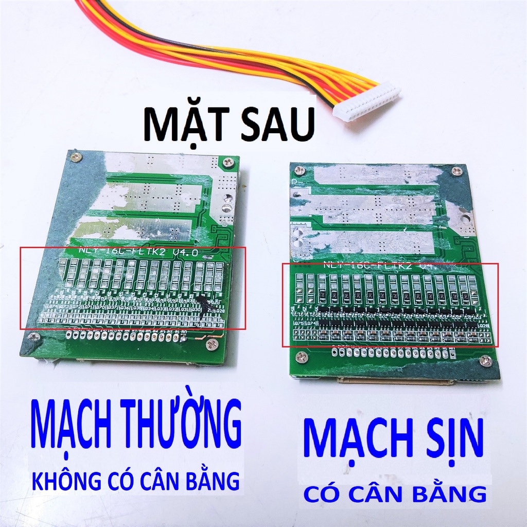 Mạch 13S 48V 30A/50A. Mạch bảo vệ pin li-on Lipo chuyên dùng đóng bình pin xe điện 48V - 54,6V