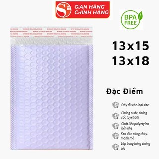 Túi Bóng Khí Chống Sốc ShineYe Túi Niêm Phong Chống Sốc Gói Hàng Chống Nước Túi Chống Sốc Giá Rẻ Đủ Size - Màu Tím