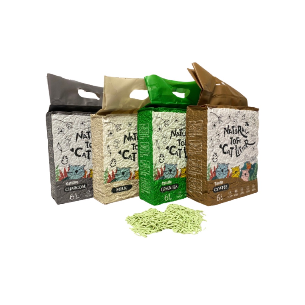 Cát Đậu Nành Cho Mèo - Natural Tofu Cat Lilter 6L