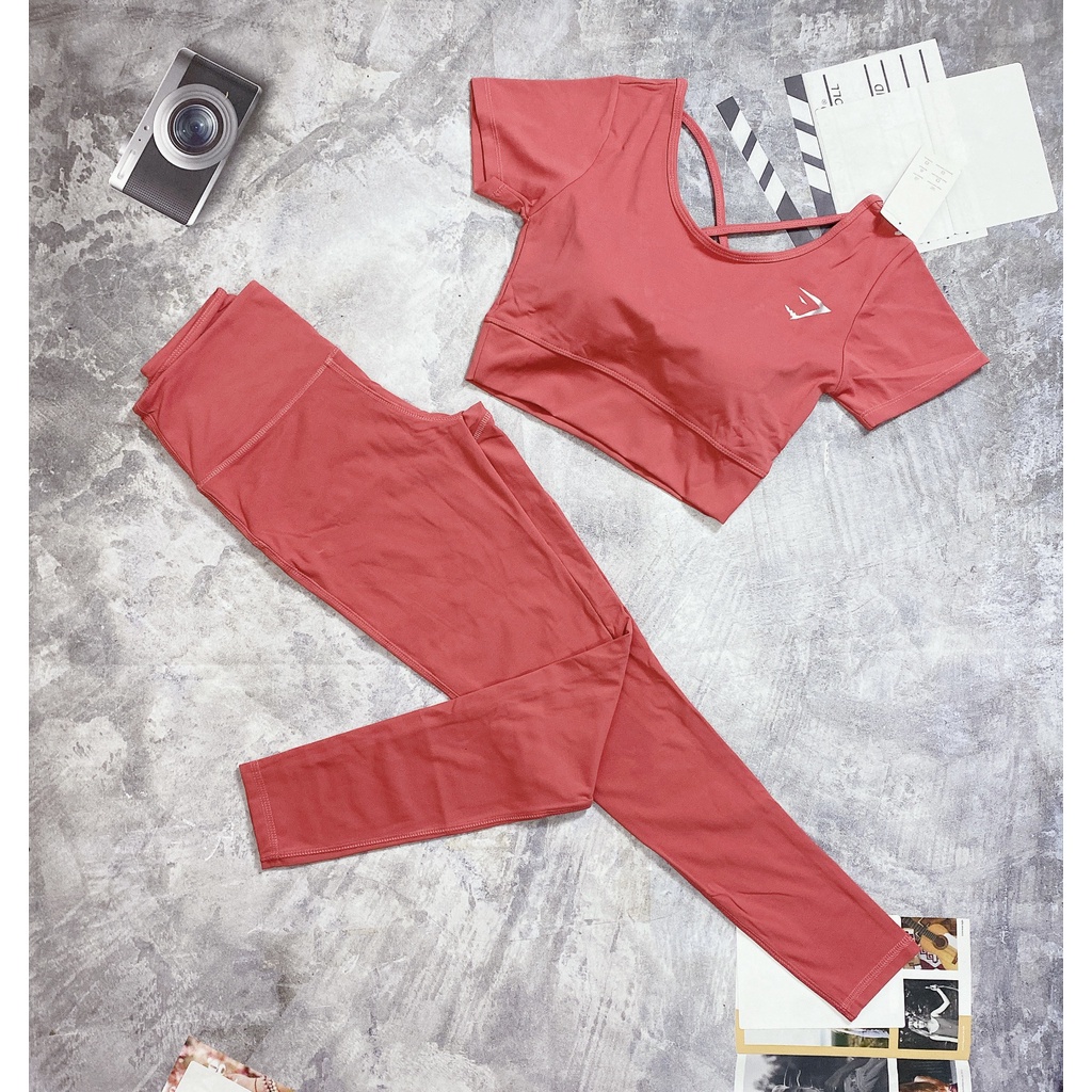 Bộ tập Gym nữ, đồ tập gym, yoga, aerobic nữ có tay chất đẹp
