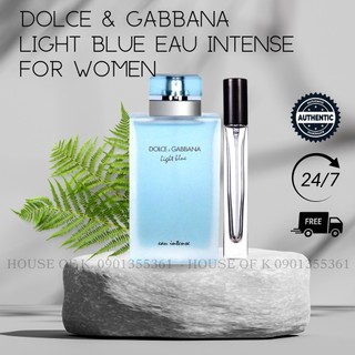 Nước hoa nữ dolce & gabbana light blue eau intense for women - 10ml
