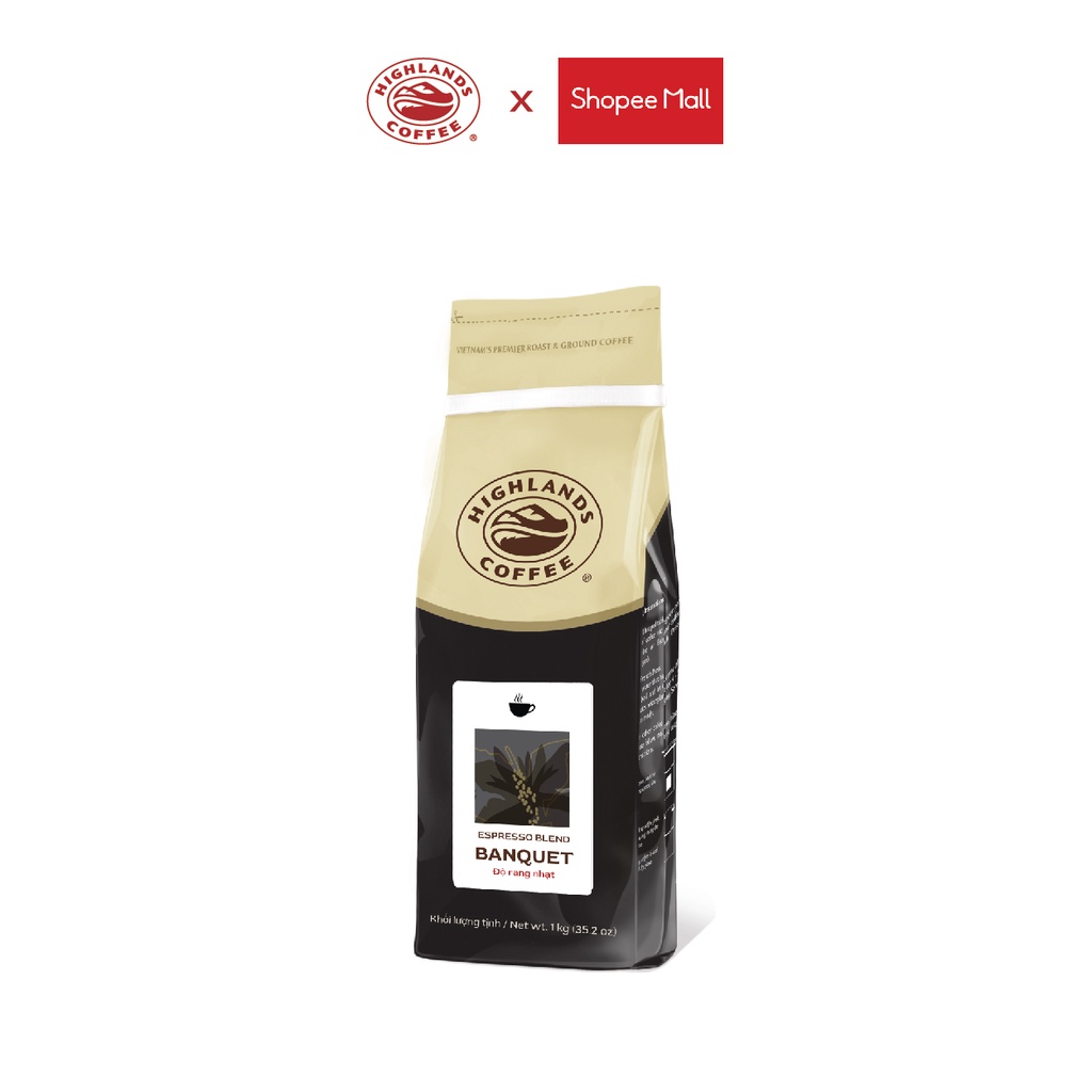 Cà Phê Bột Buổi Sáng Banquet Highlands Coffee 1Kg