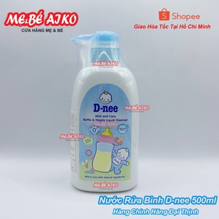 [Chính Hãng Đại Thịnh] Nước rửa bình sữa D-nee 500ml Phiên Bản 2023 - Hàng Chính Hãng Dnee
