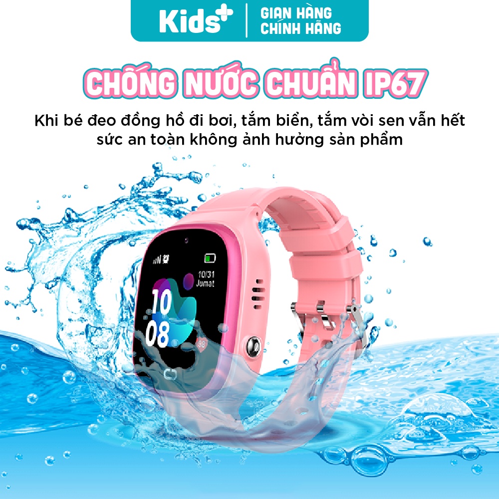 Đồng hồ thông minh định vị trẻ em KidsPlus D05 lắp sim nghe gọi hai chiều, chống nước ip67, hỗ trợ tiếng việt | BigBuy360 - bigbuy360.vn