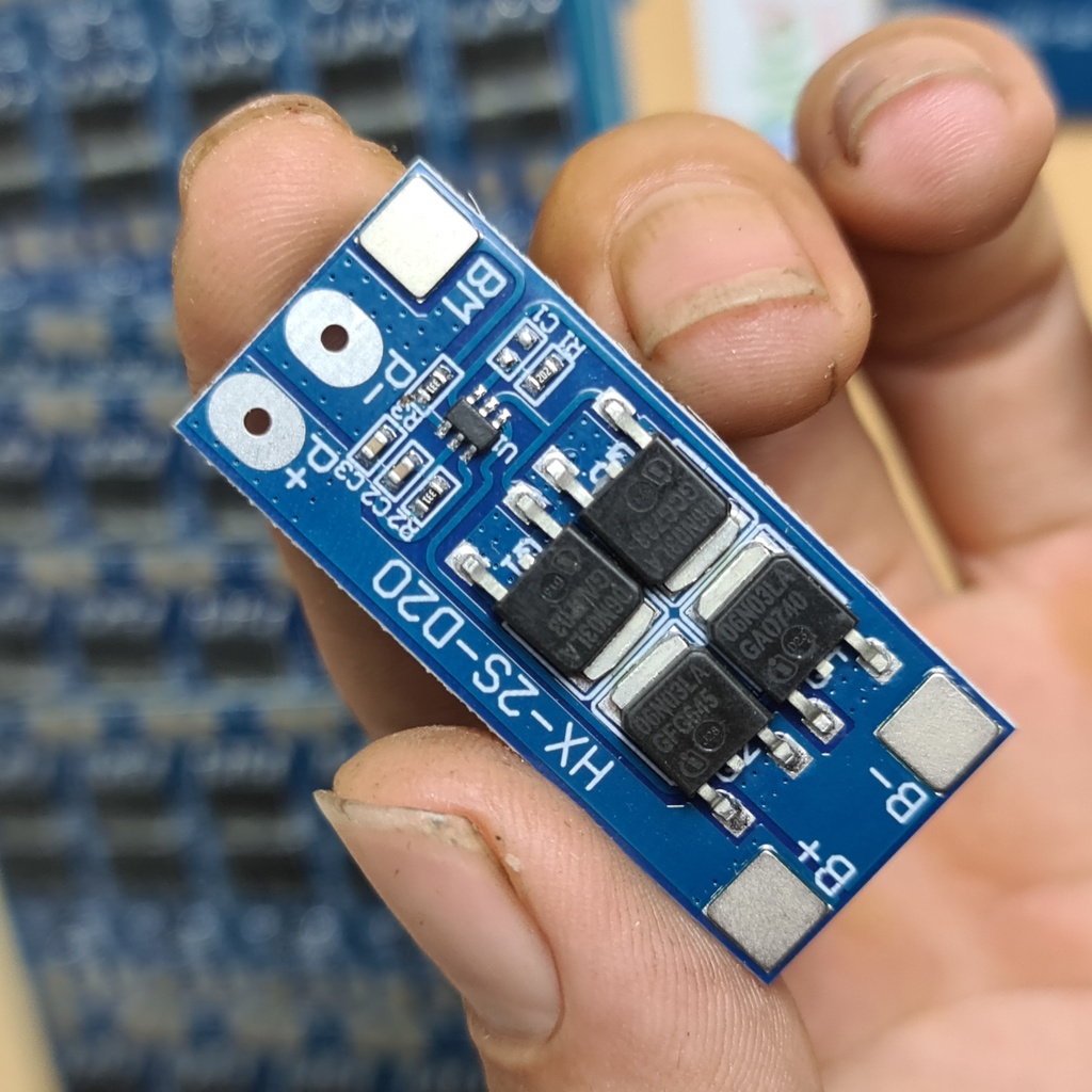 Mạch 2S 20A 4fet xả cao dùng đóng pin máy bắt vít, pin máy khoan,... Mạch bảo vệ sạc xả pin lion 18650 2S 8.4V - LIMO
