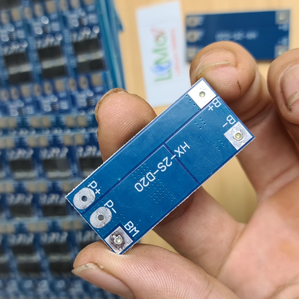 Mạch 2S 20A 4fet xả cao dùng đóng pin máy bắt vít, pin máy khoan,... Mạch bảo vệ sạc xả pin lion 18650 2S 8.4V - LIMO
