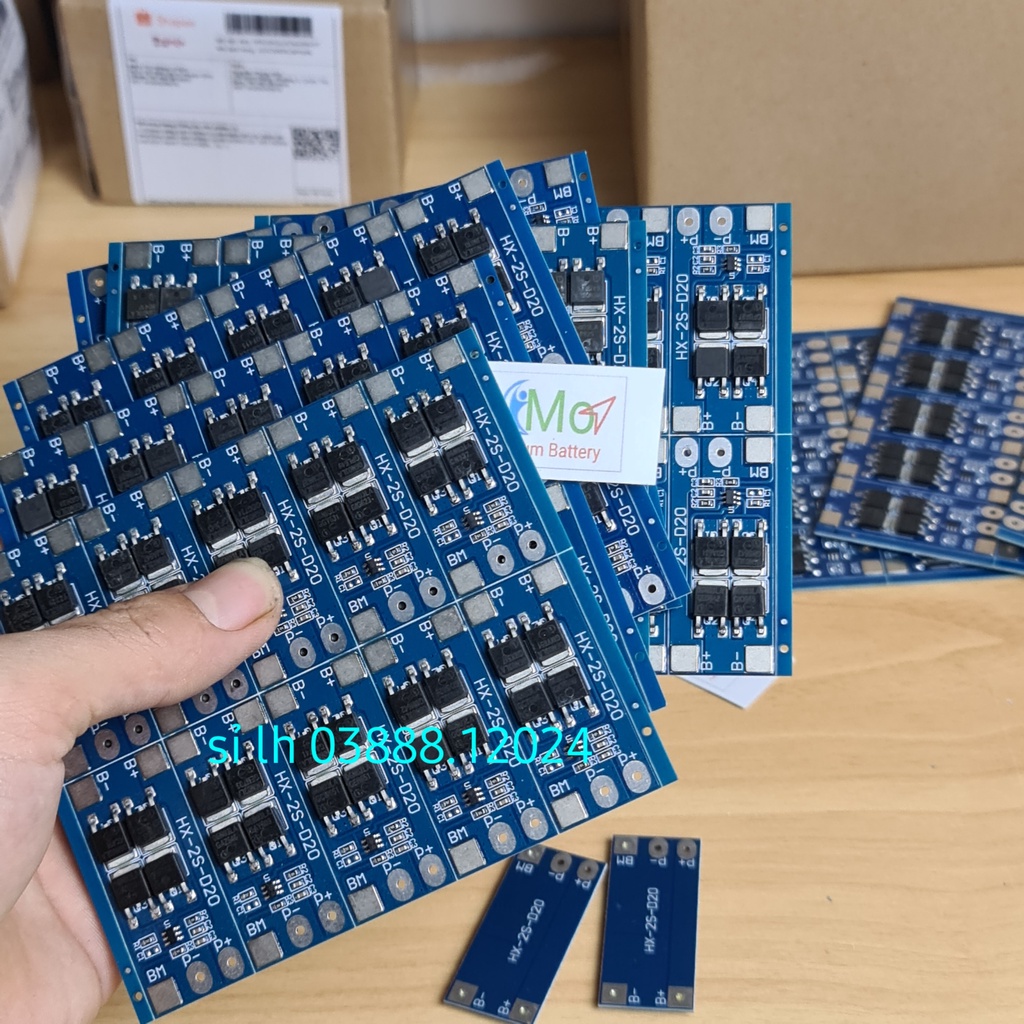Mạch 2S 20A 4fet xả cao dùng đóng pin máy bắt vít, pin máy khoan,... Mạch bảo vệ sạc xả pin lion 18650 2S 8.4V - LIMO