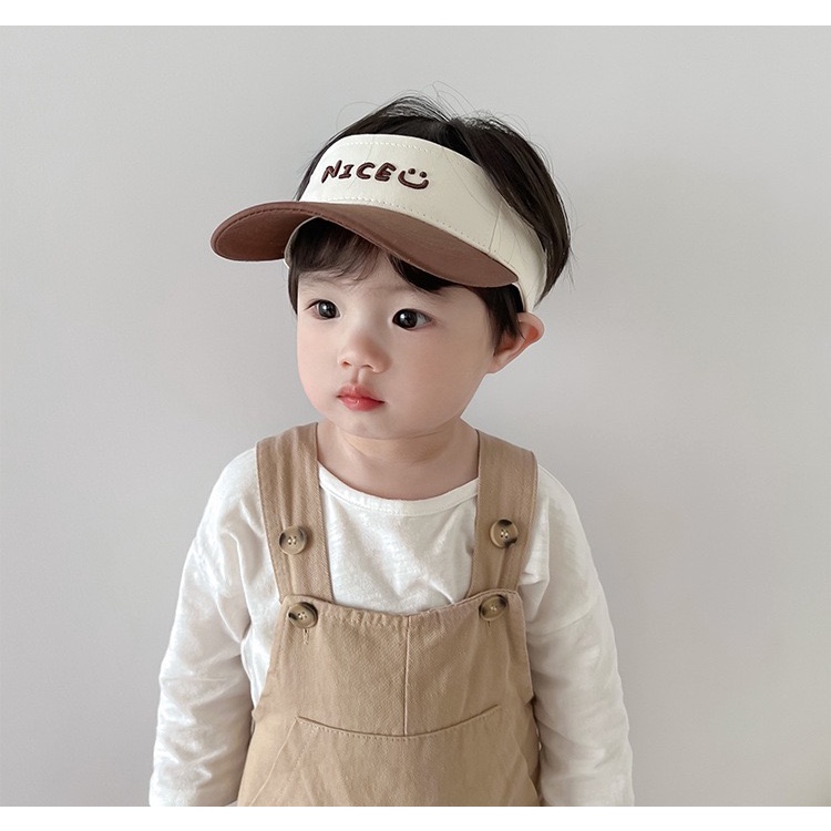 Mũ Rộng Vành Hở Chóp Thời Trang Hè Xinh Xắn Dành Cho Bé Cho Bé 2-6 Tuổi MU28