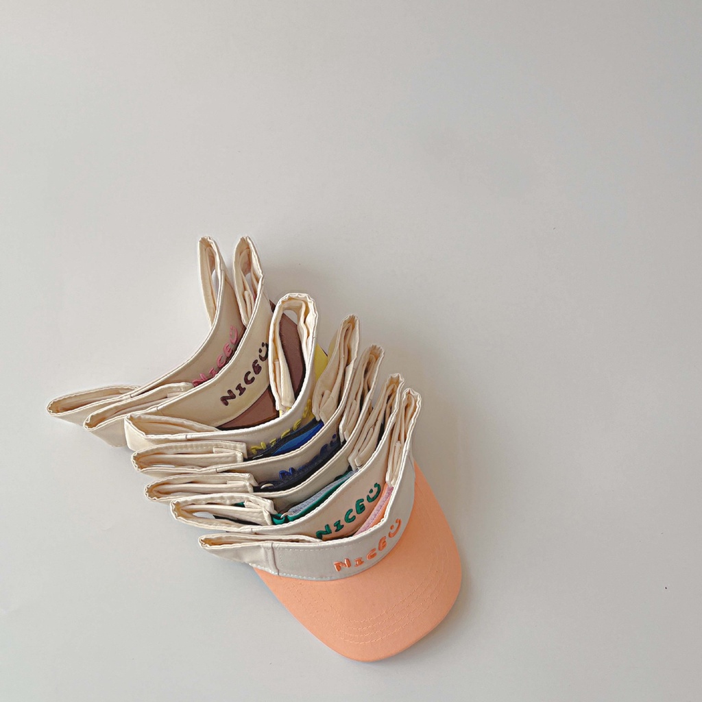 Mũ Rộng Vành Hở Chóp Thời Trang Hè Xinh Xắn Dành Cho Bé Cho Bé 2-6 Tuổi MU28