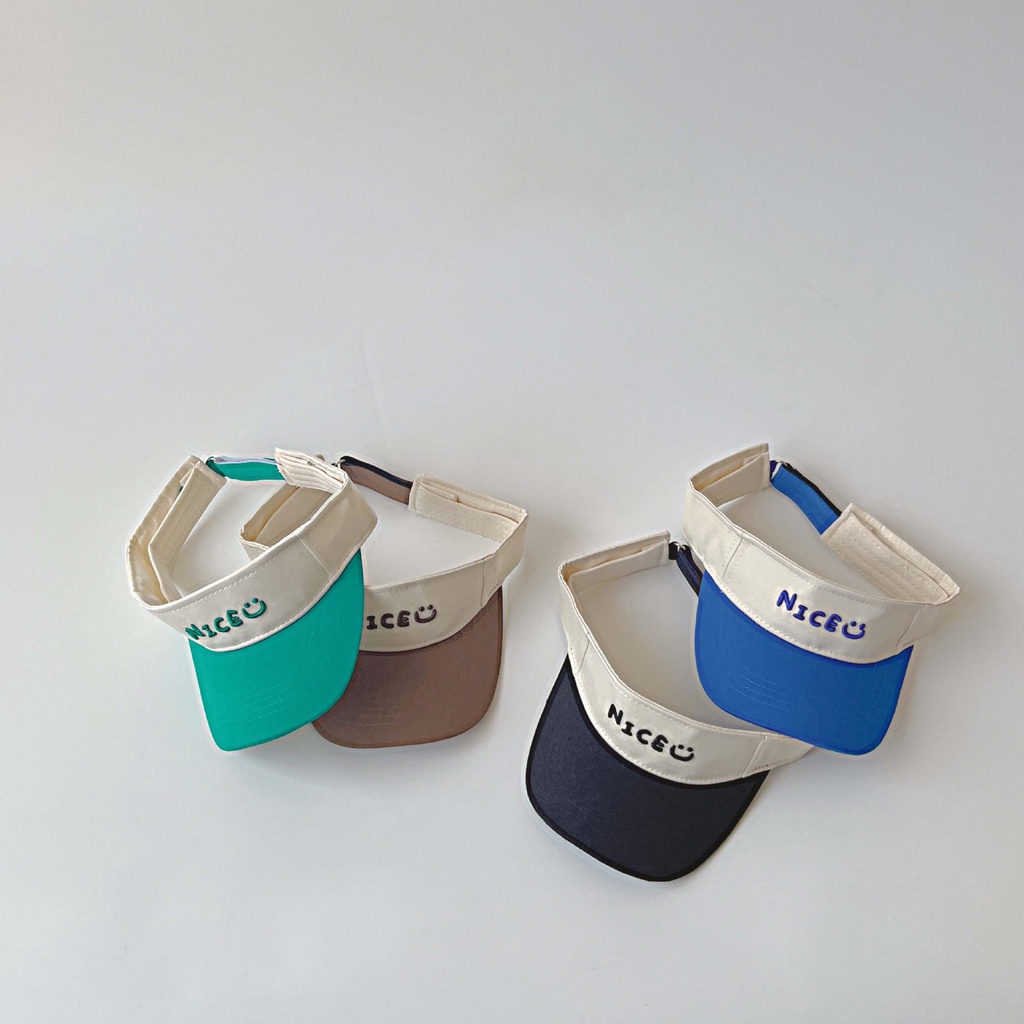 Mũ Rộng Vành Hở Chóp Thời Trang Hè Xinh Xắn Dành Cho Bé Cho Bé 2-6 Tuổi MU28