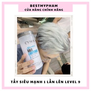 Bột tẩy tím cynos 454g chống xót tối đa tẩy 1 lần lên level 8,9 bestmypham