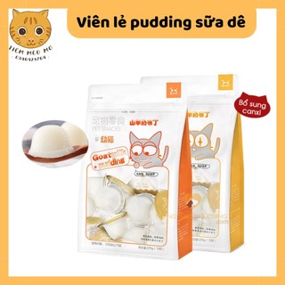 Lẻ 1 viên pudding sữa dê cho mèo - Pudding bổ sung canxi, lợi khuẩn