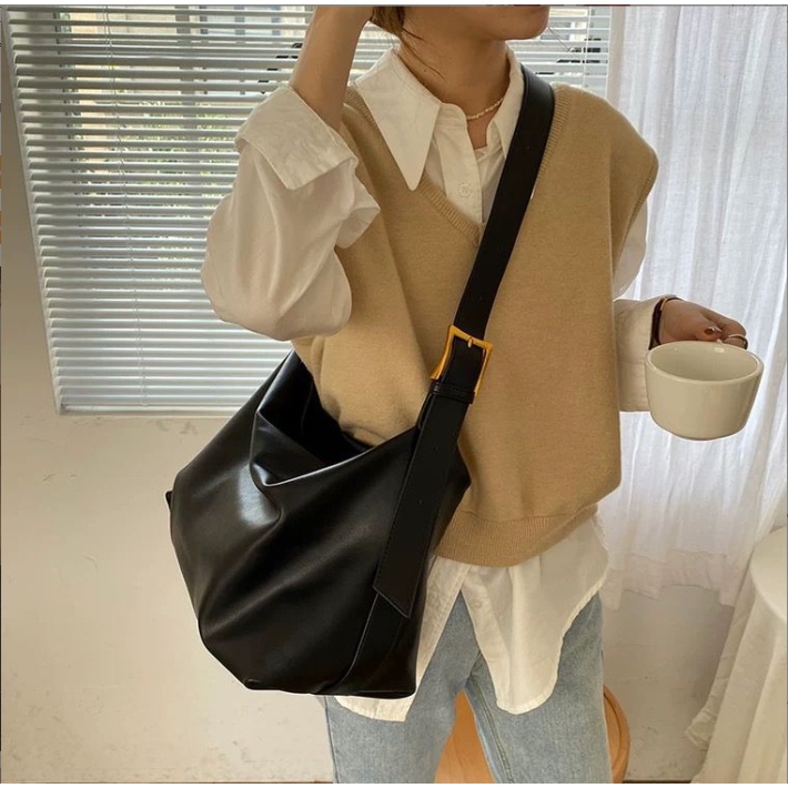 Túi xách nữ đeo vai cỡ lớn chống nước chống bụi bẩn chất da cao cấp Capucha T289