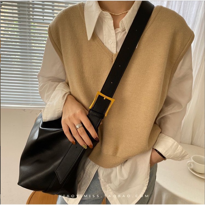 Túi xách nữ đeo vai cỡ lớn chống nước chống bụi bẩn chất da cao cấp Capucha T289