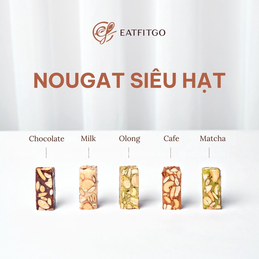 Kẹo Nougat siêu hạt