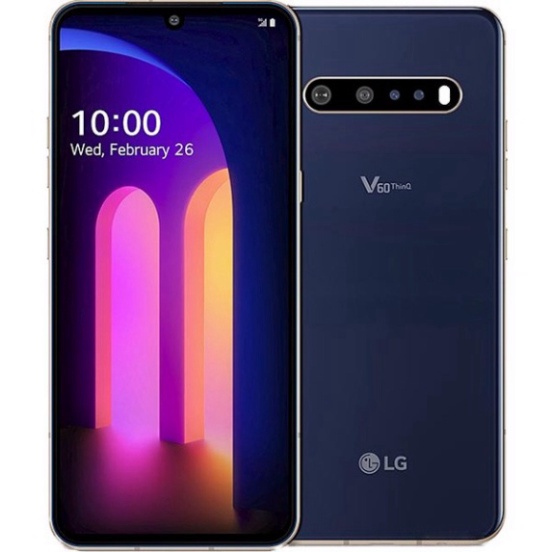 Điện thoại LG V60 ThinQ Hỗ trợ 5G 8G/125Gb Bản chính hãng đầy đủ phụ kiện.